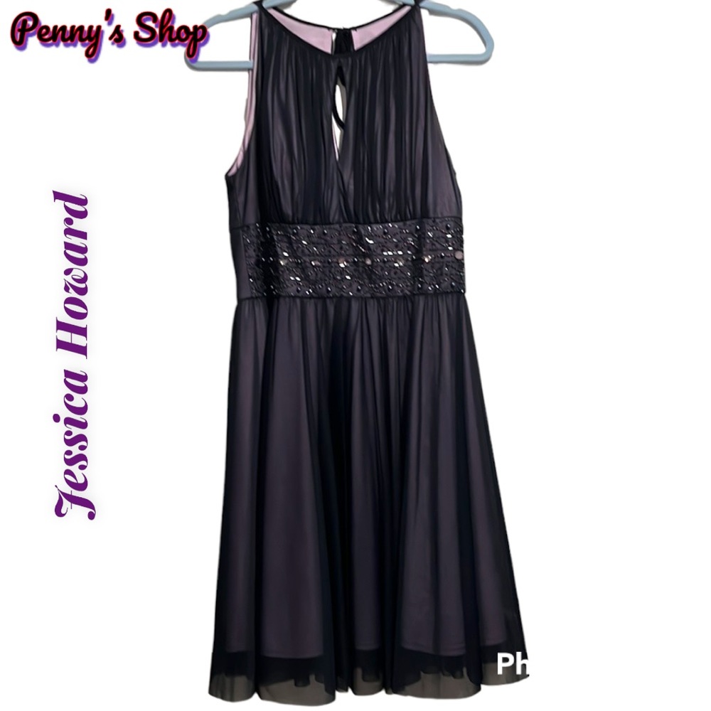 Size 8 Jessica Howard purple dress